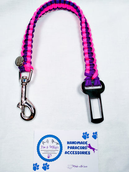 Pre Made: Car Restraint, Neon Pink, Purple, 35cm