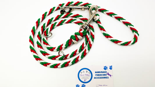 Pre-Made: 6 Strand Lead. Xmas Colours, 1.40m