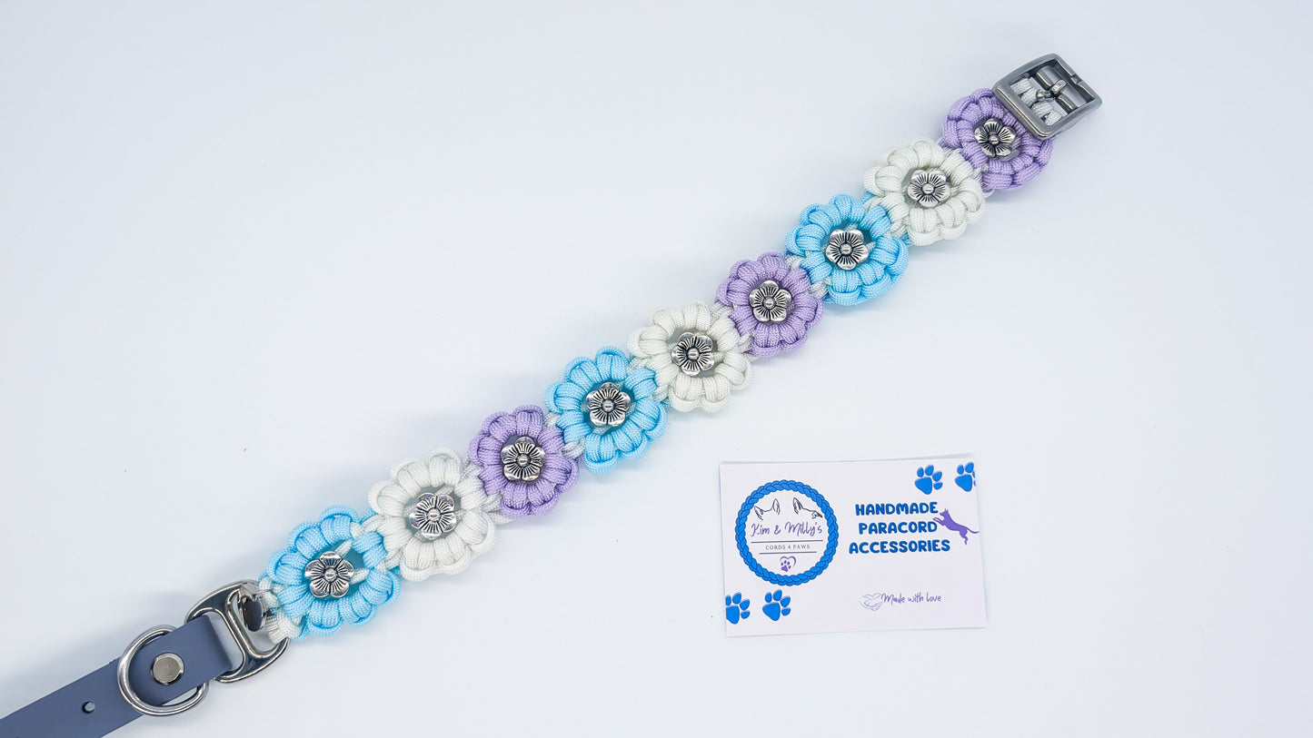 Pre Made: Kimmy's Blooms Collar, 33-42cm, Wedding Colours